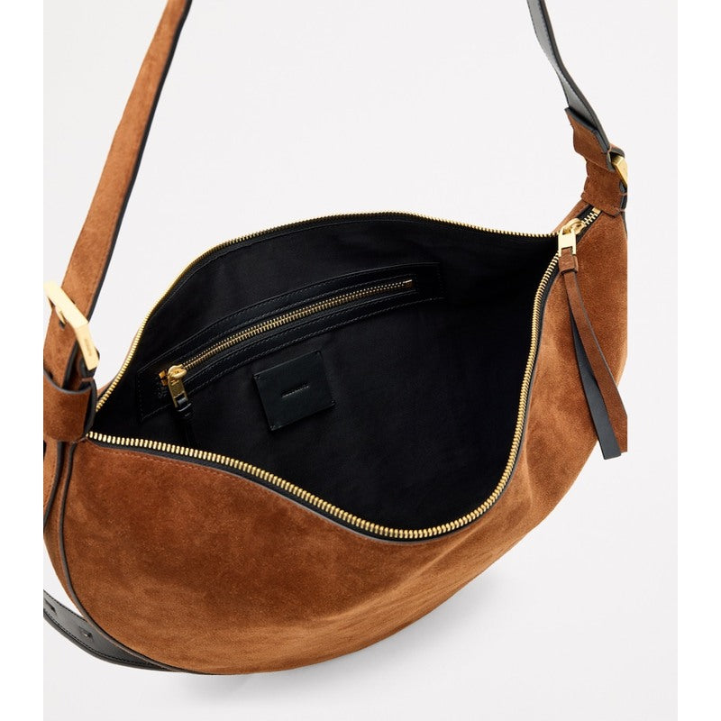 Bolsa Shoulder Suede Half Moon