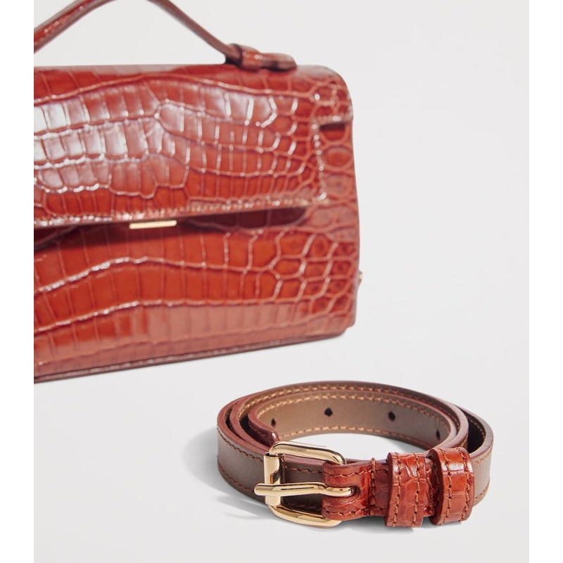 Bolsa Handle Crocodile