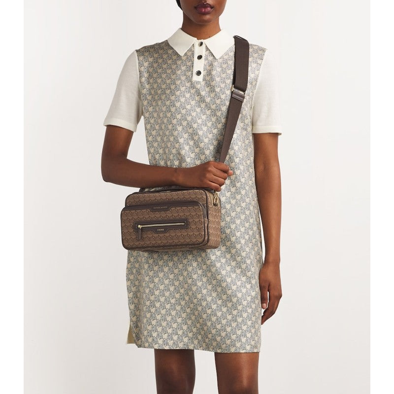 Bolsa Crossbody Jacquard Multi Pocket