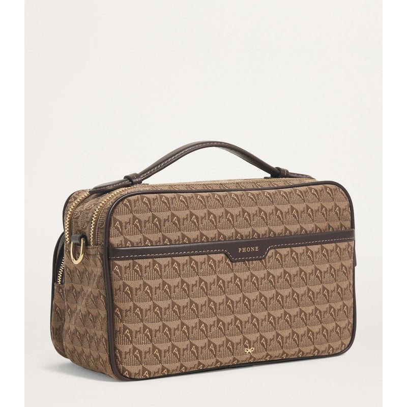 Bolsa Crossbody Jacquard Multi Pocket