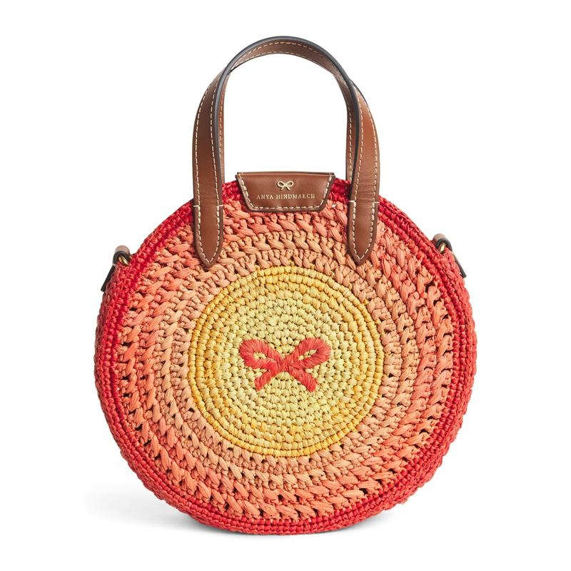 Bolsa Handle Small Raffia Round - Mercado de Luxo - O Maior E-Commerce de Bens, Produtos e Serviços de Luxo do Brasil.