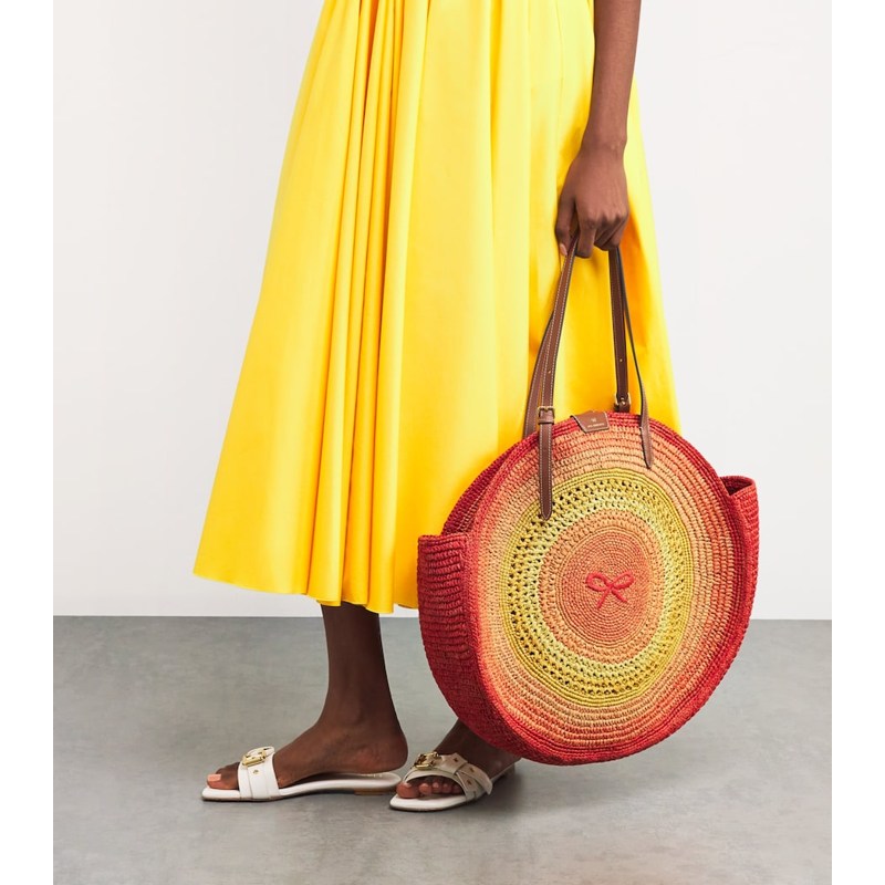 Bolsa Tote Large Raffia Round