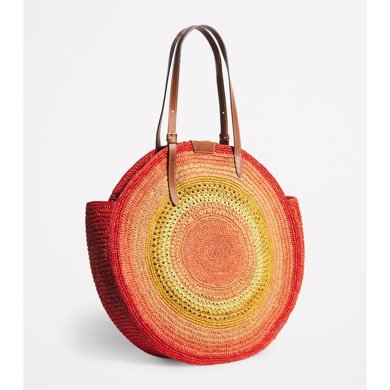 Bolsa Tote Large Raffia Round