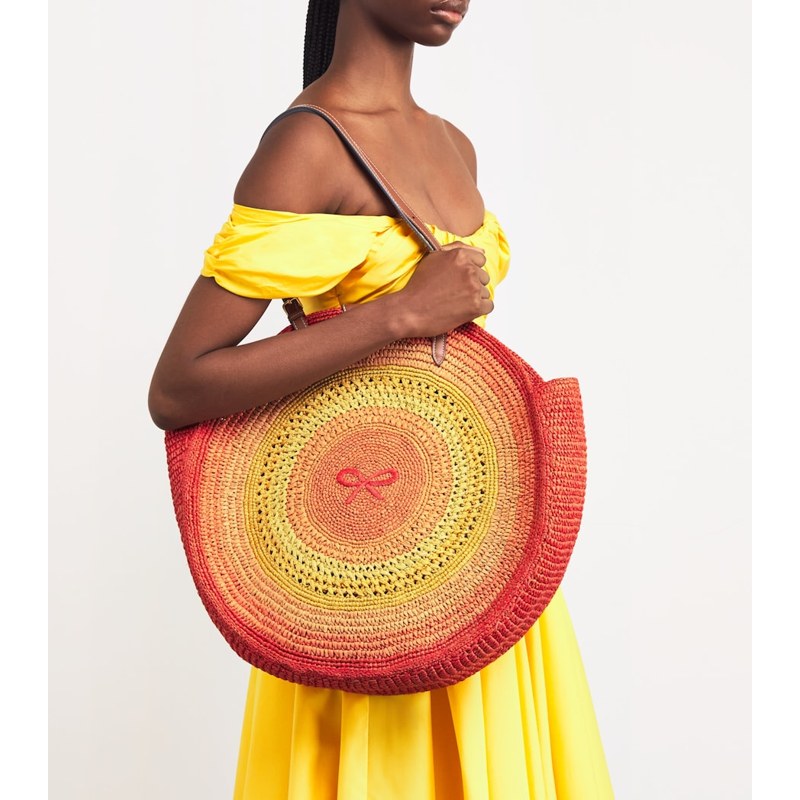 Bolsa Tote Large Raffia Round