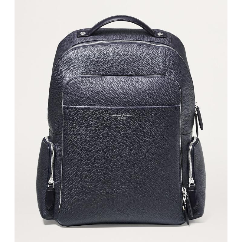 Bolsa Mochila Pebbled Reporter Zipped