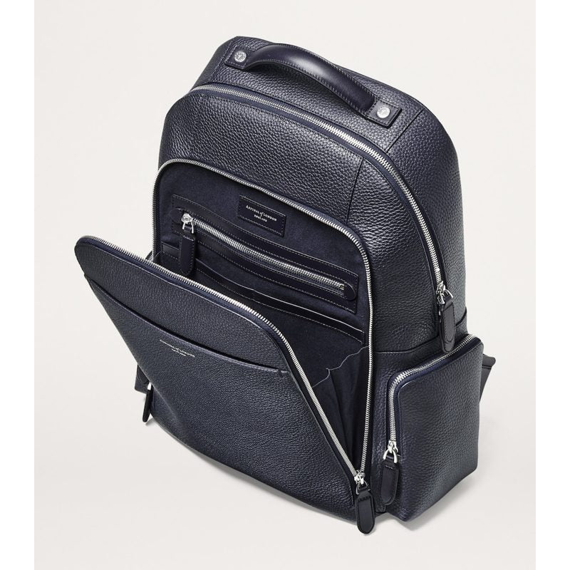 Bolsa Mochila Pebbled Reporter Zipped