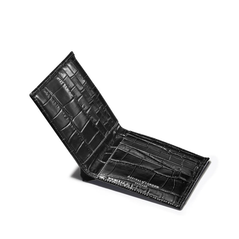 Bolsa Wallet Croc-Embossed Bifold