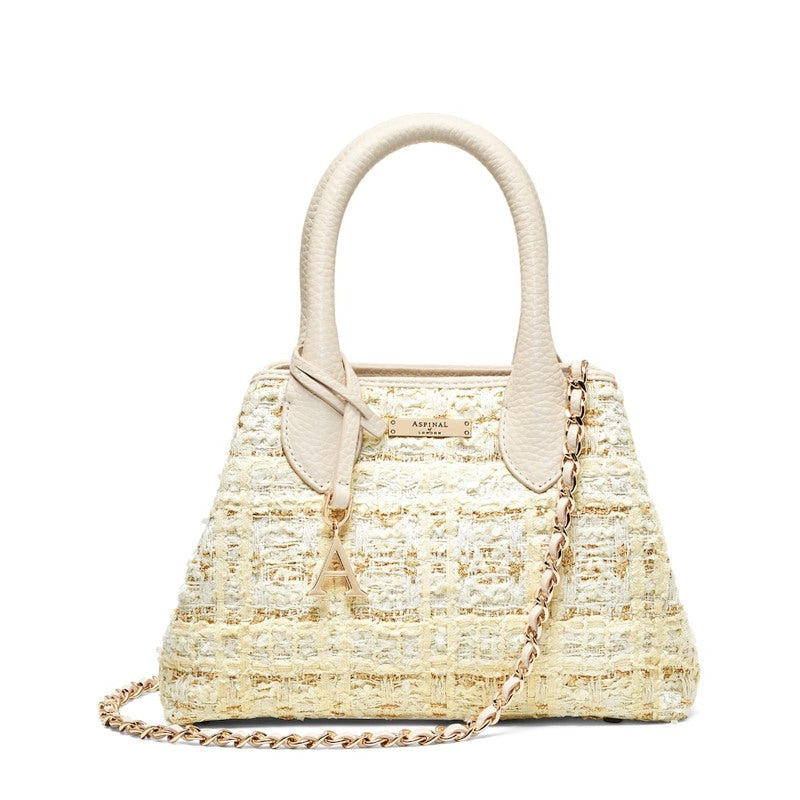 Bolsa Handle Mini Tweed Paris - Mercado de Luxo - O Maior E-Commerce de Bens, Produtos e Serviços de Luxo do Brasil.