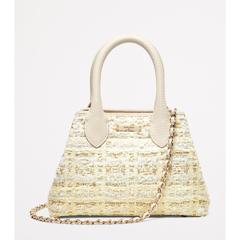 Bolsa Handle Mini Tweed Paris