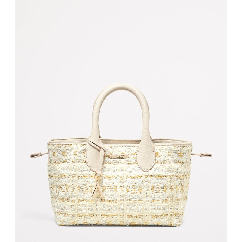 Bolsa Handle Mini Tweed Paris