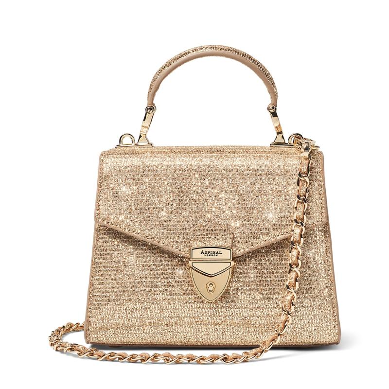 Bolsa Crossbody Mini Glitter Modern Mayfair - Mercado de Luxo - O Maior E-Commerce de Bens, Produtos e Serviços de Luxo do Brasil.