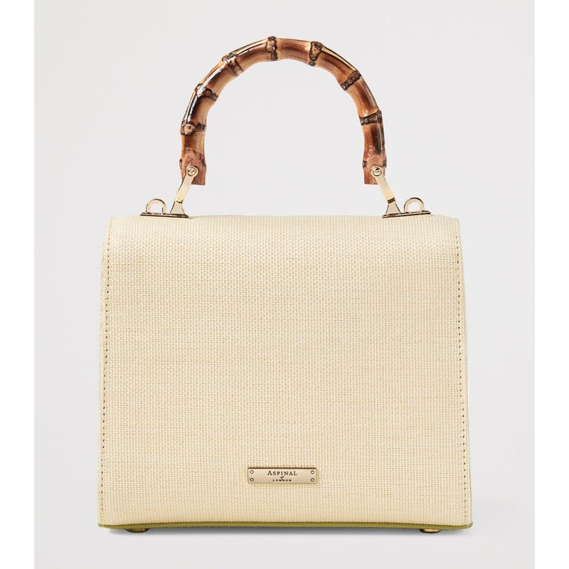 Bolsa Crossbody Raffia Floral Embroidery Mayfair