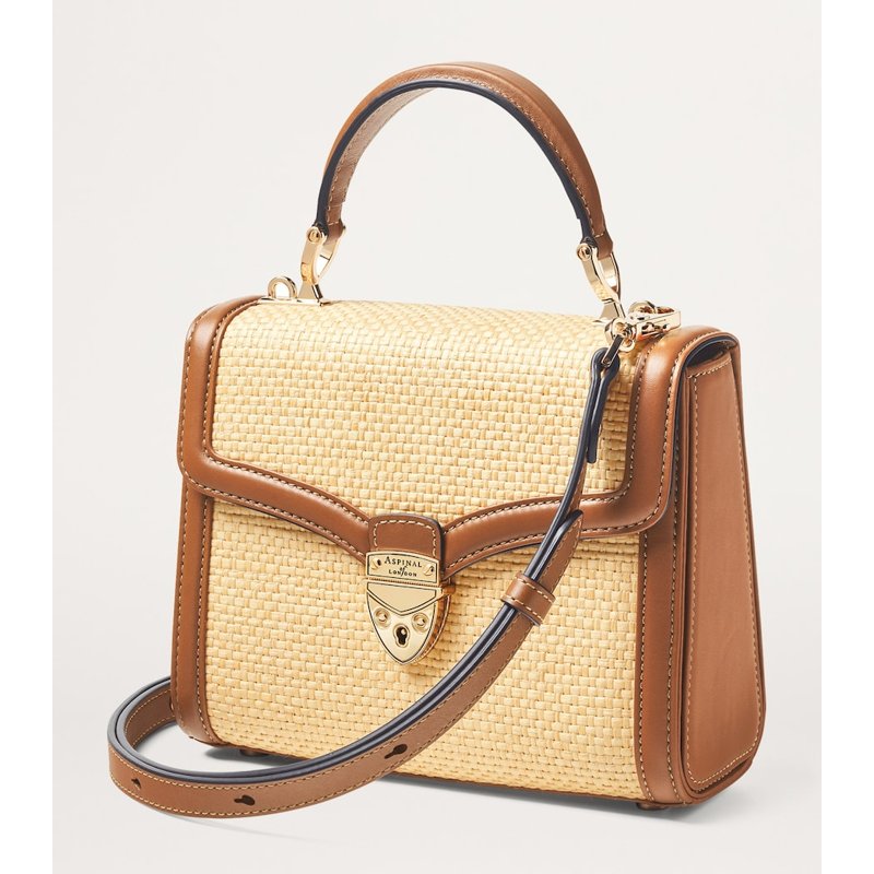 Bolsa Crossbody Raffia Mayfair Midi