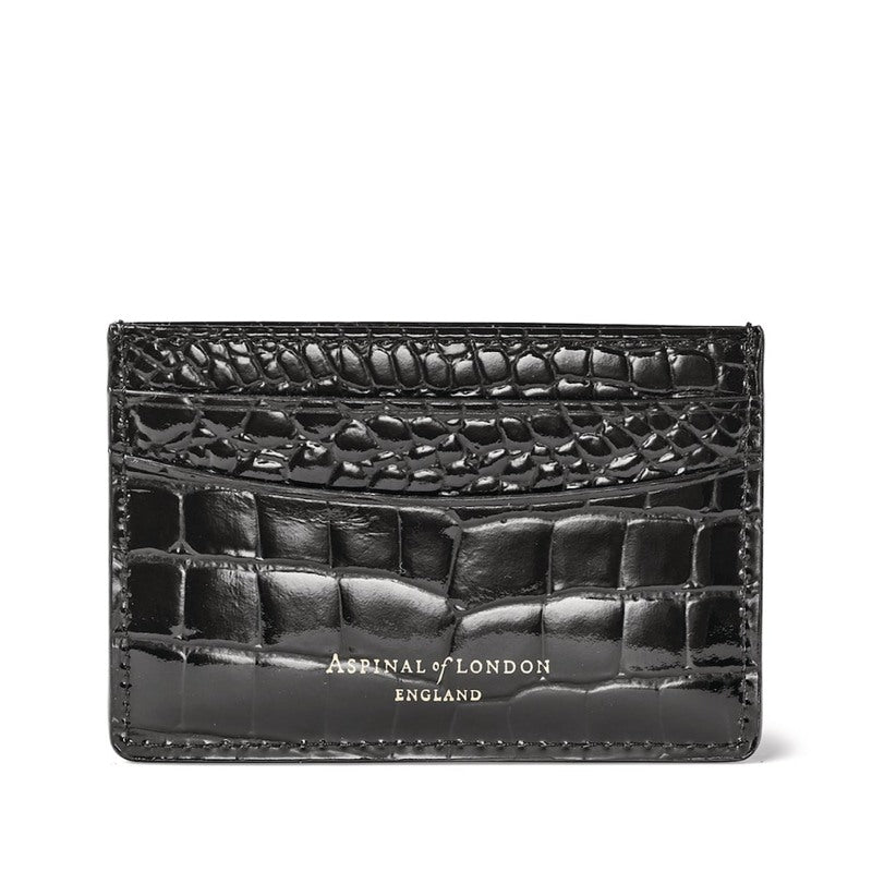Bolsa Wallet Croc-Embossed Slim