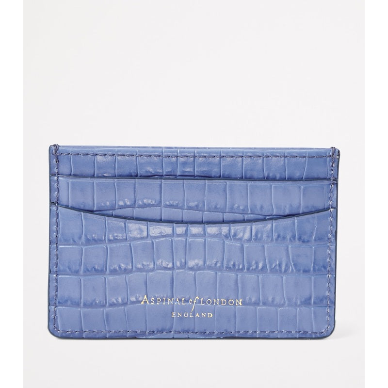 Bolsa Wallet Croc-Embossed Slim