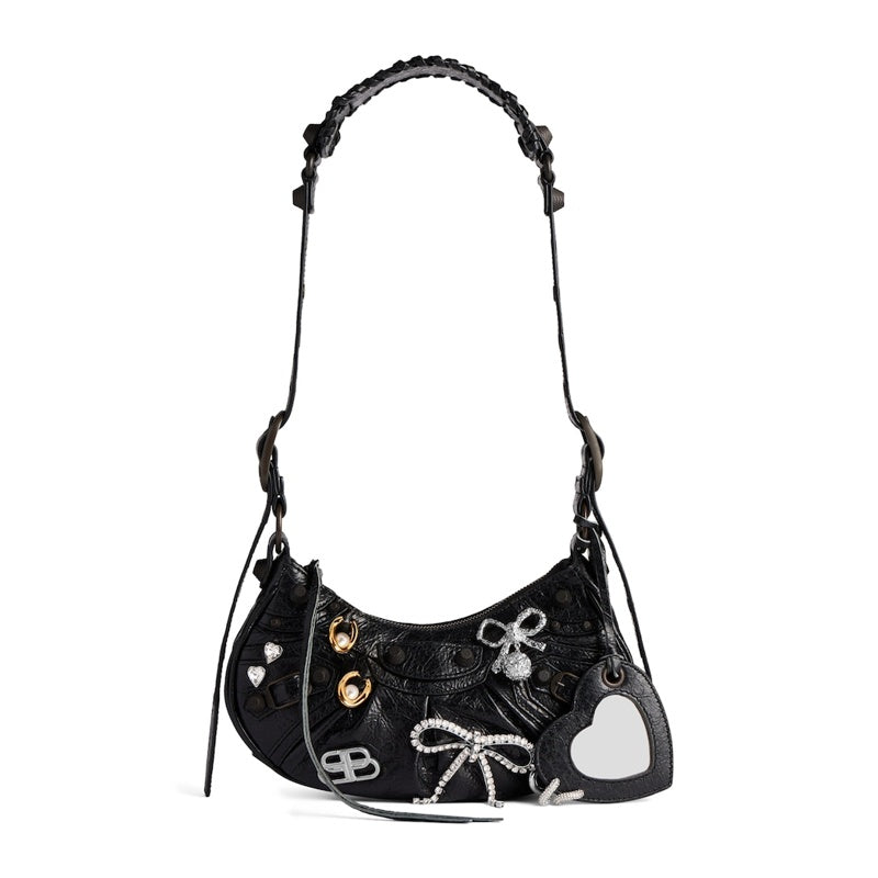 Bolsa Shoulder Extra Small Lambskin Le Cagole Charm - Mercado de Luxo - O Maior E-Commerce de Bens, Produtos e Serviços de Luxo do Brasil.