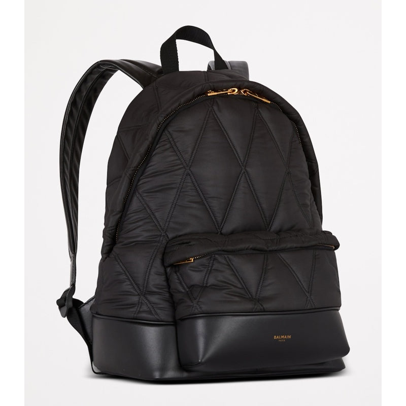 Bolsa Mochila Quilted Diamond Motif
