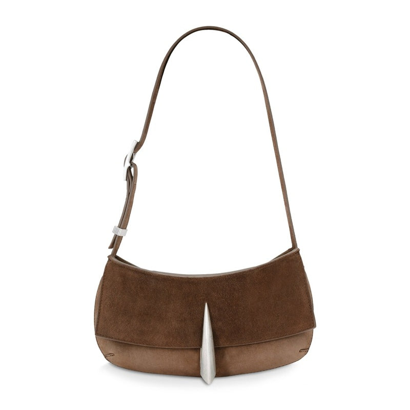 Bolsa Shoulder Suede Giulia, La Bella - Mercado de Luxo - O Maior E-Commerce de Bens, Produtos e Serviços de Luxo do Brasil.