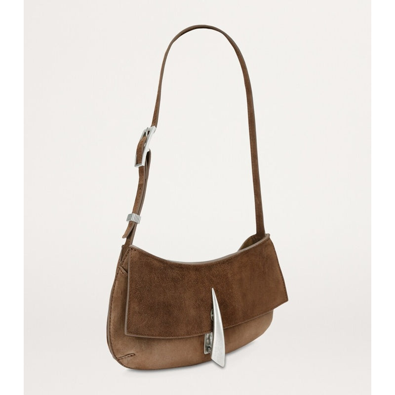 Bolsa Shoulder Suede Giulia, La Bella