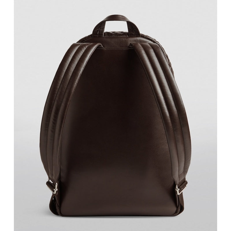 Bolsa Mochila Calfskin Intrecciato