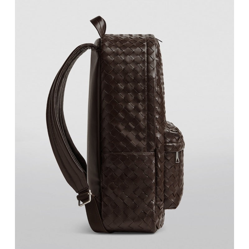 Bolsa Mochila Calfskin Intrecciato