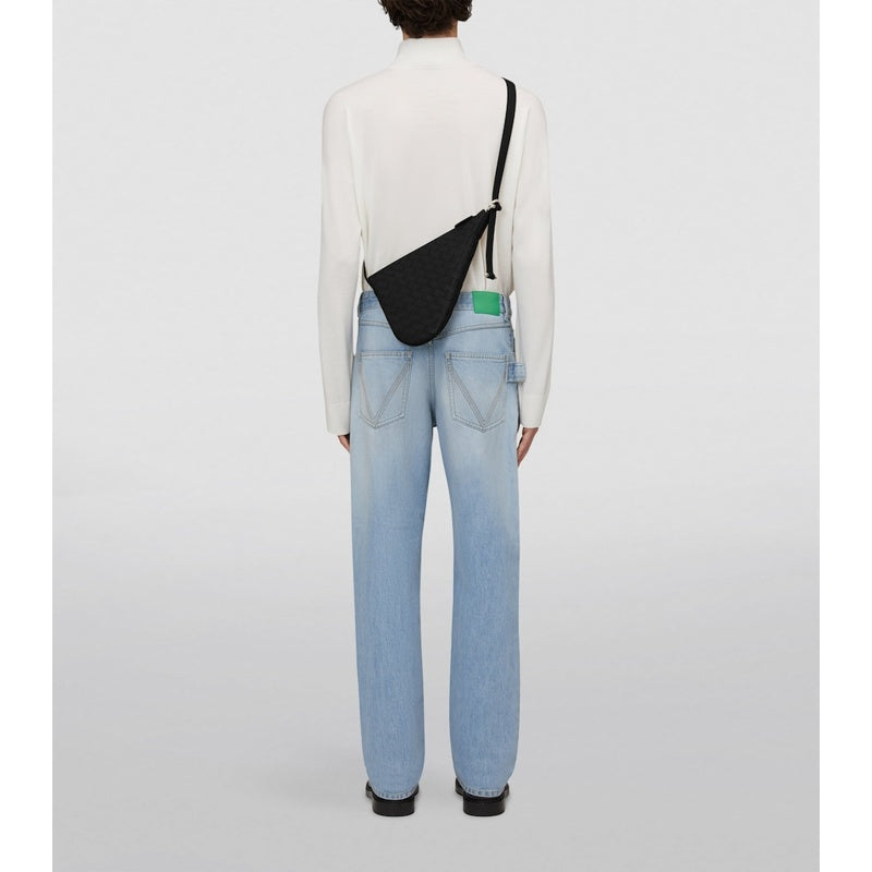 Bolsa Crossbody Suede Virgule