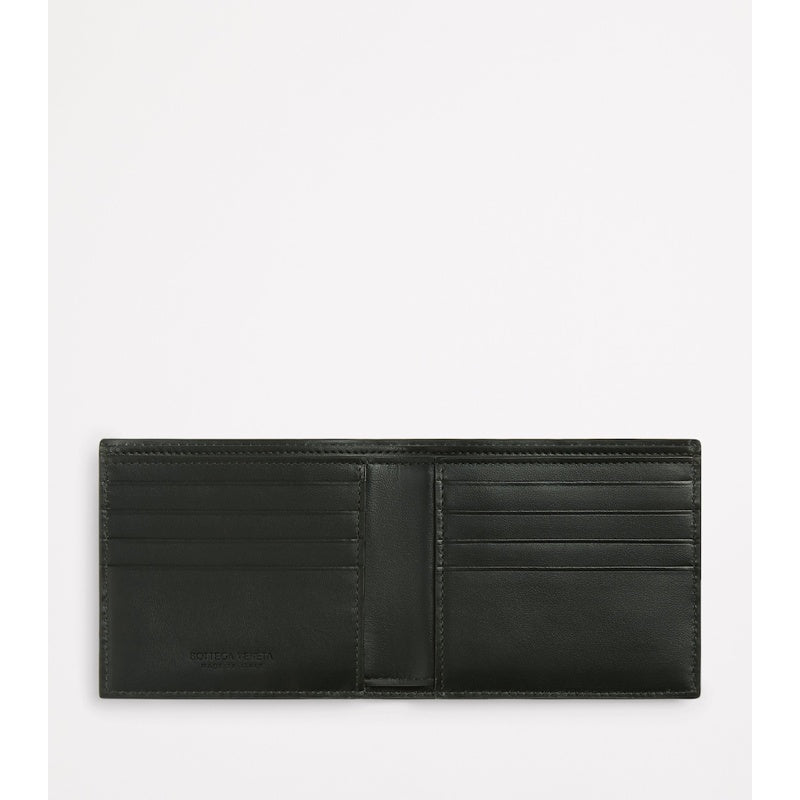 Bolsa Wallet Grained Intrecciato Bifold