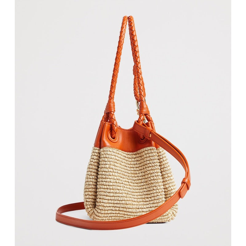 Bolsa Shoulder Small Raffia Parachute