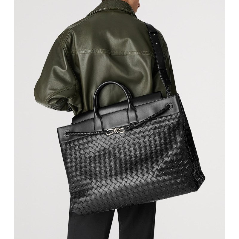 Bolsa Viagem Large Calfskin Andiamo Voyager Holdall