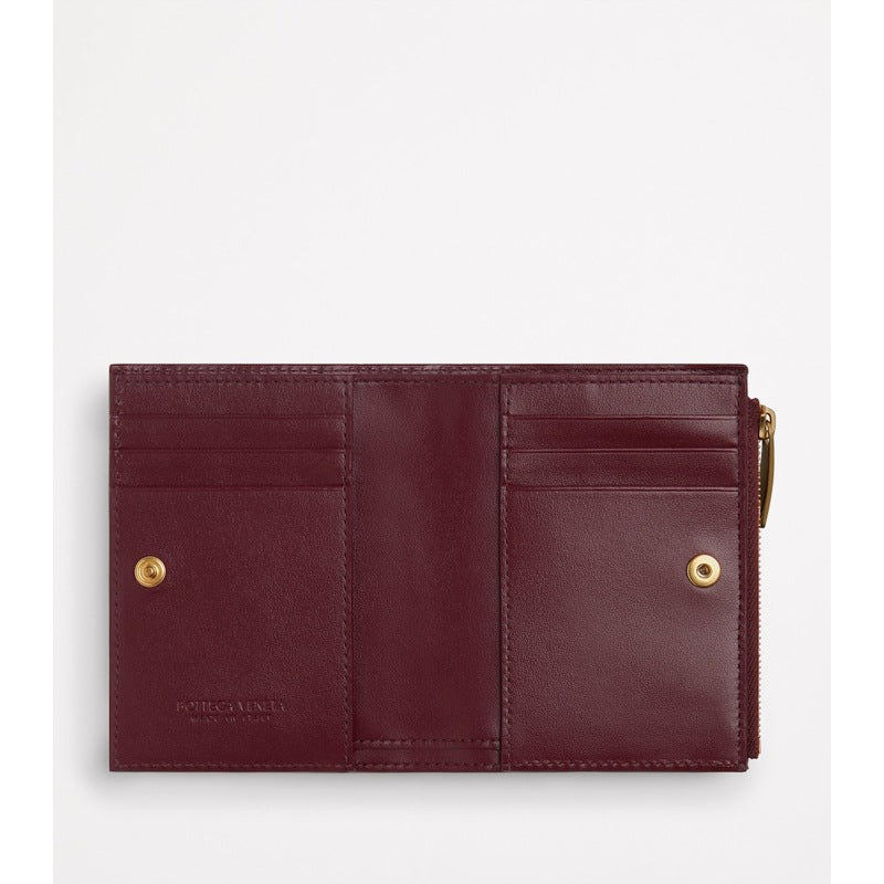 Bolsa Wallet Small Intrecciato Heart Bifold