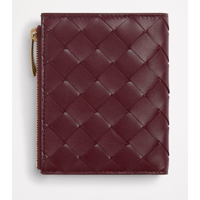 Bolsa Wallet Small Intrecciato Heart Bifold