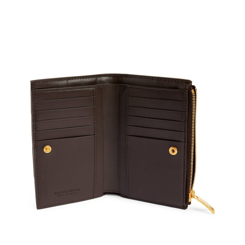 Bolsa Wallet Intrecciato Bifold