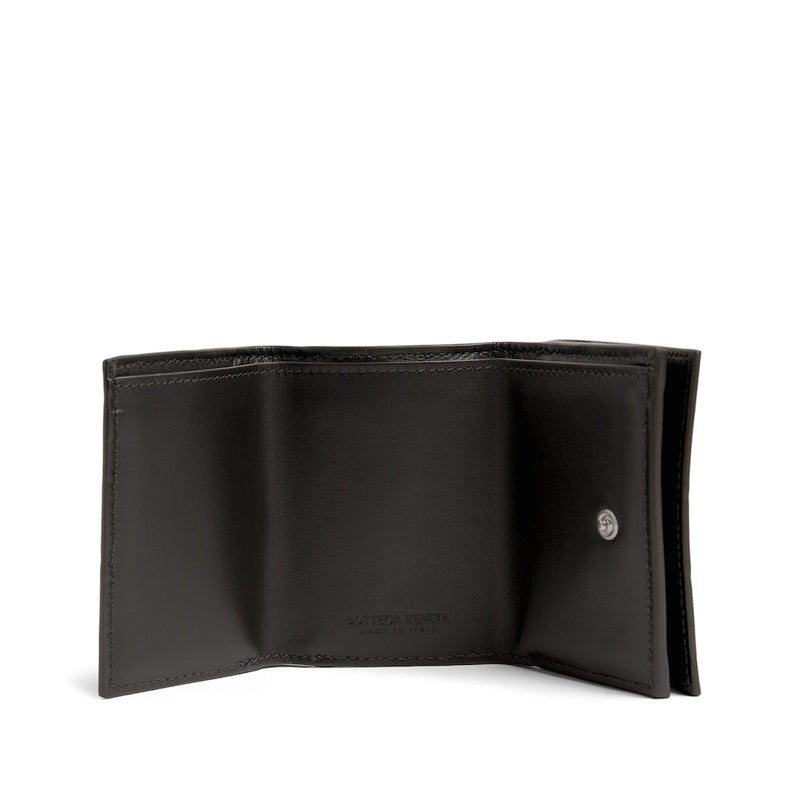 Bolsa Wallet Intrecciato Trifold