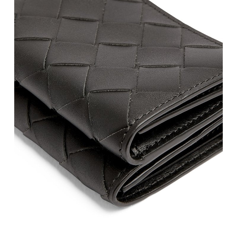 Bolsa Wallet Intrecciato Trifold