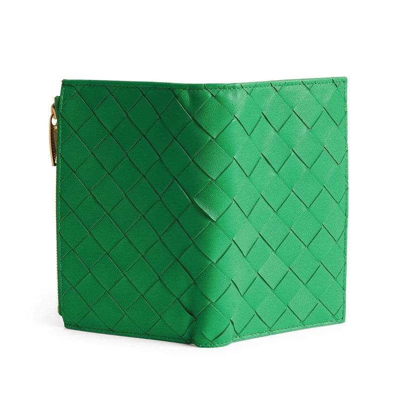 Bolsa Wallet Intrecciato Bifold