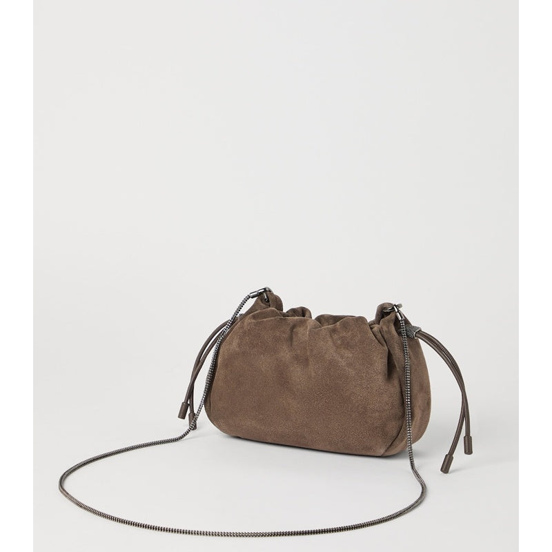 Bolsa Bucket Mini Suede Mellow