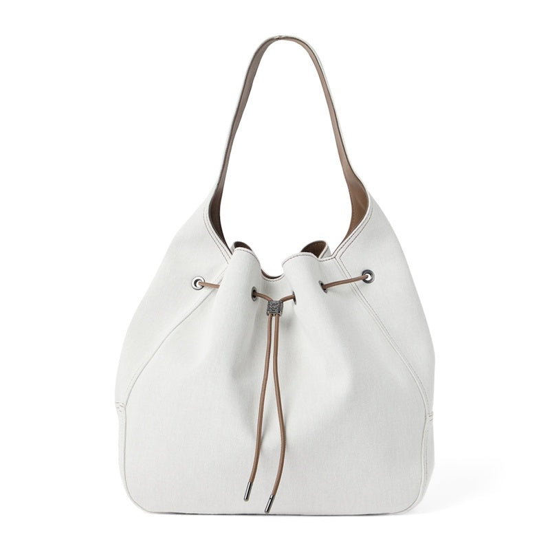 Bolsa Bucket Cotton-Linen BC Duo - Mercado de Luxo - O Maior E-Commerce de Bens, Produtos e Serviços de Luxo do Brasil.