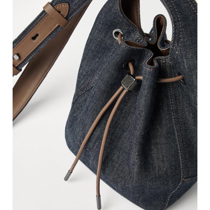 Bolsa Bucket Small Denim BC Duo
