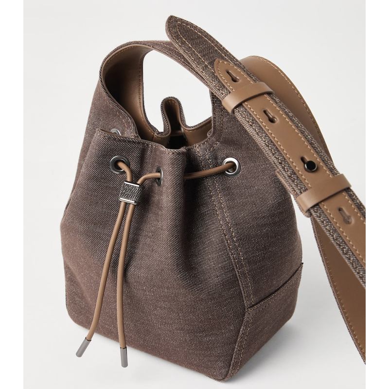 Bolsa Bucket Small Cotton BC Duo