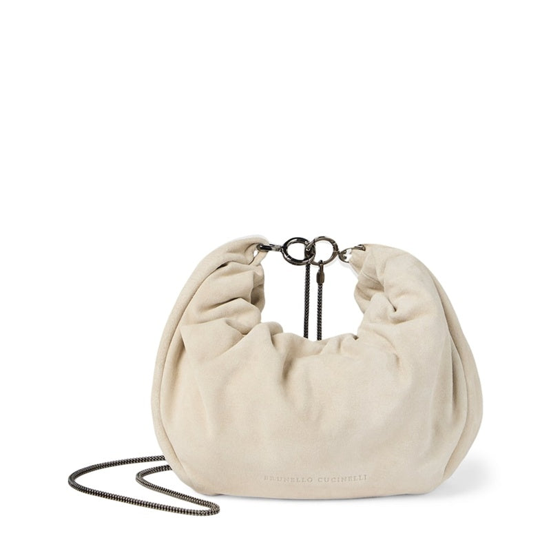 Bolsa Crossbody Suede Brioche - Mercado de Luxo - O Maior E-Commerce de Bens, Produtos e Serviços de Luxo do Brasil.