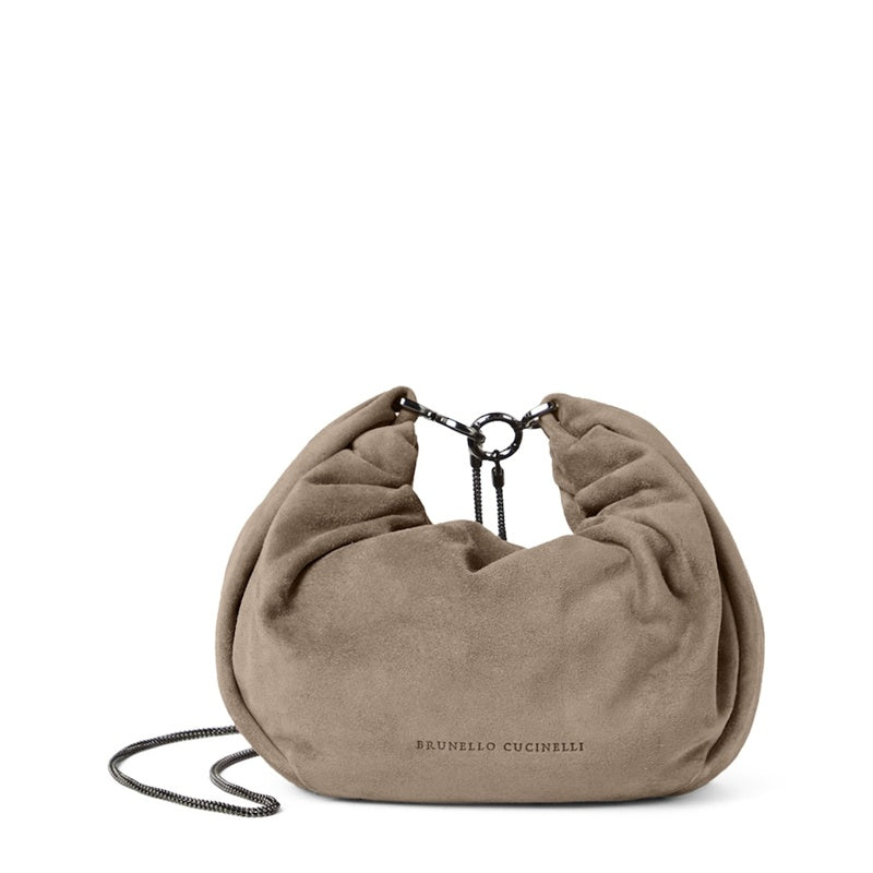 Bolsa Crossbody Suede Brioche - Mercado de Luxo - O Maior E-Commerce de Bens, Produtos e Serviços de Luxo do Brasil.