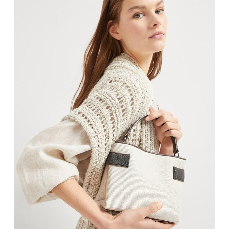 Bolsa Handle Small Cotton-Linen Essence