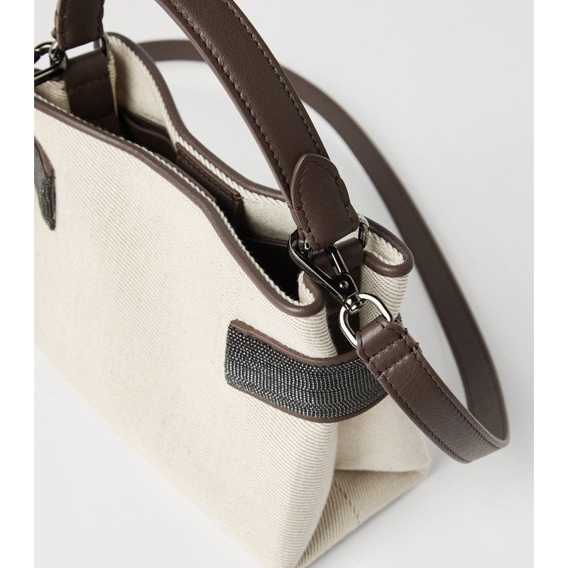 Bolsa Handle Small Cotton-Linen Essence