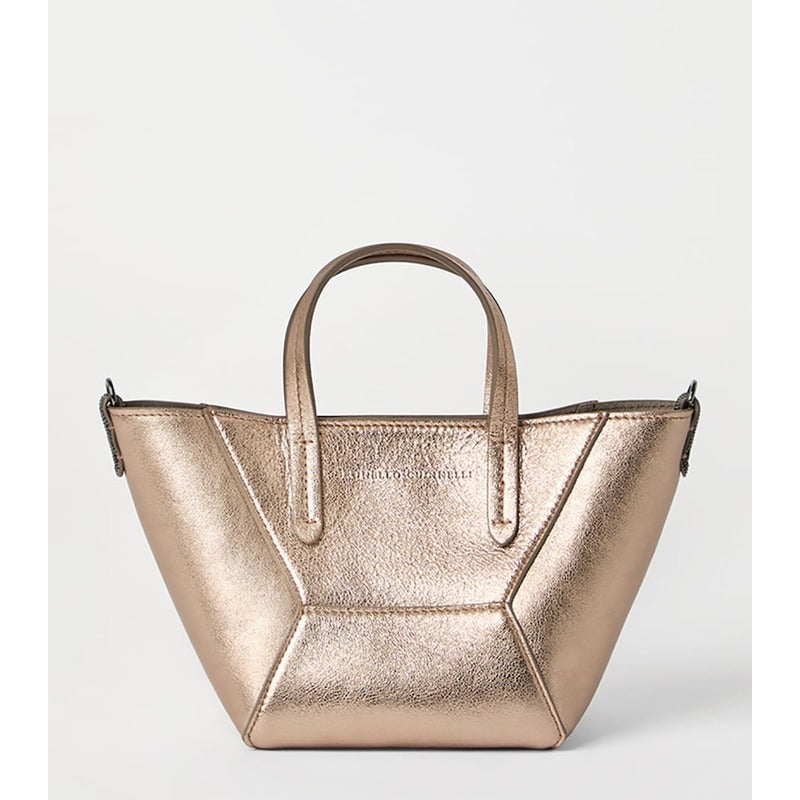 Bolsa Handle Mini Lamé Calfskin BC Duo
