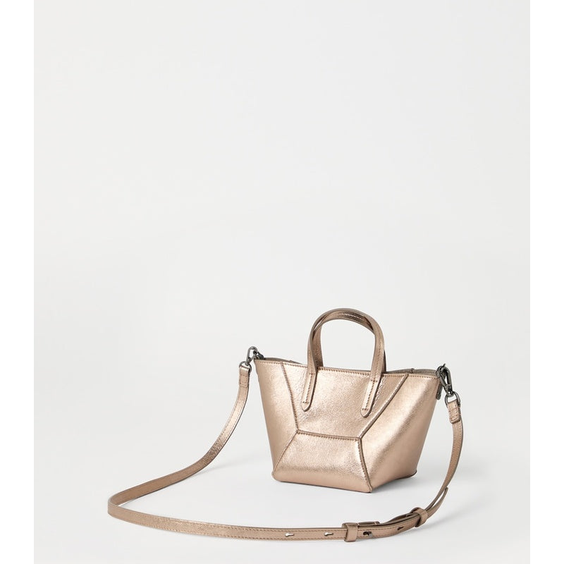 Bolsa Handle Mini Lamé Calfskin BC Duo