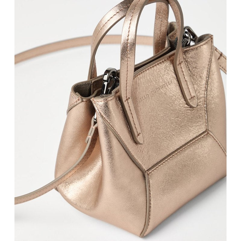 Bolsa Handle Mini Lamé Calfskin BC Duo