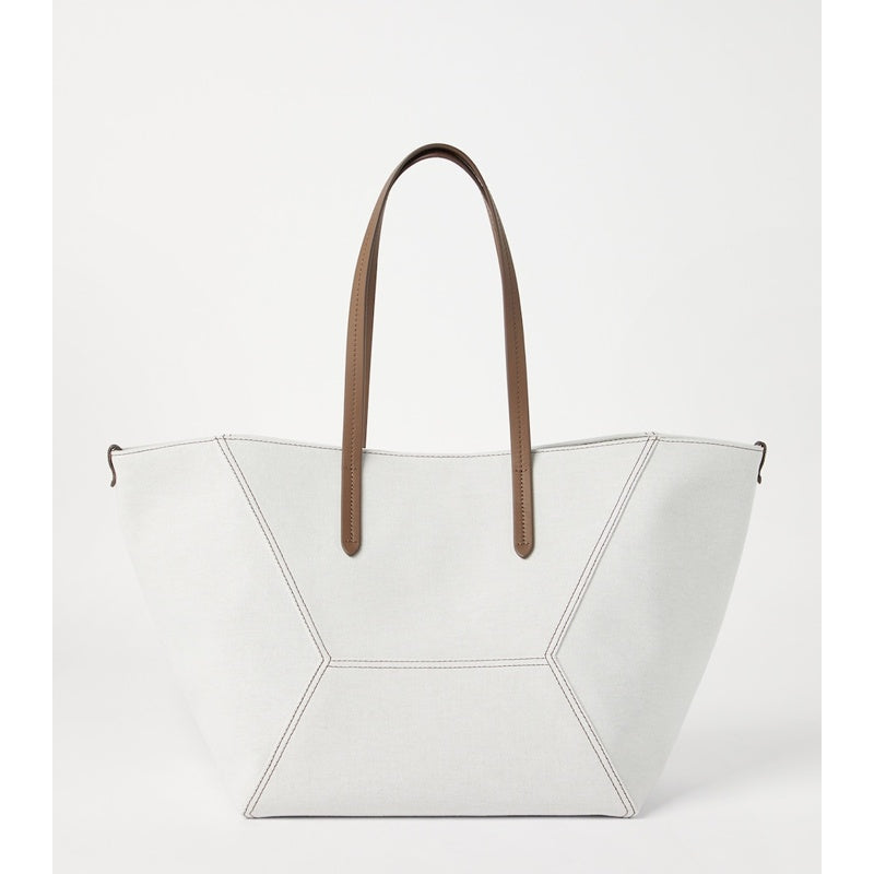 Bolsa Tote Cotton and Linen Gabardine BC Duo