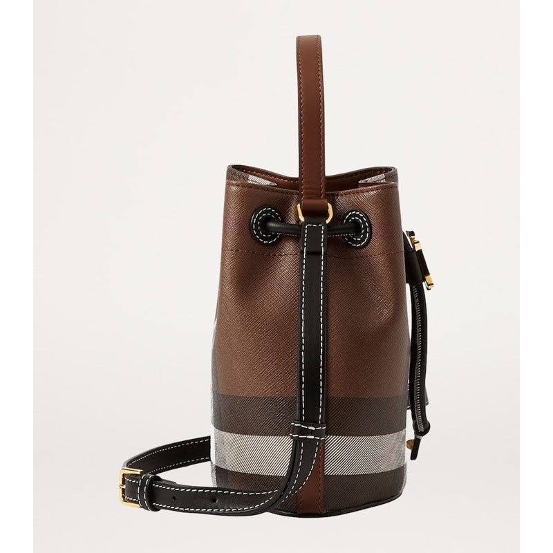 Bolsa Bucket Mini Check Monogram