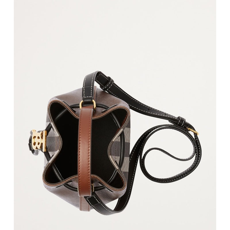 Bolsa Bucket Mini Check Monogram