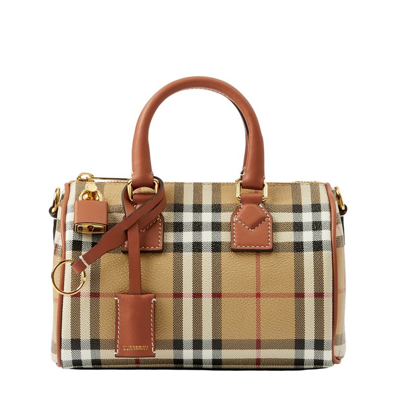 Bolsa Viagem Mini Check Holdall - Mercado de Luxo - O Maior E-Commerce de Bens, Produtos e Serviços de Luxo do Brasil.